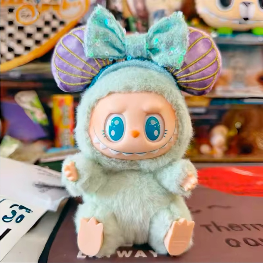 Pop Mart The Monsters Macaron Have a Seat Labubu Disney Ears Headband Hair Band